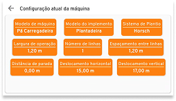 Configurações preenchida automaticamente conforme o cadastro na plataforma Ekos