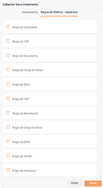 Implemento Regra Genérica